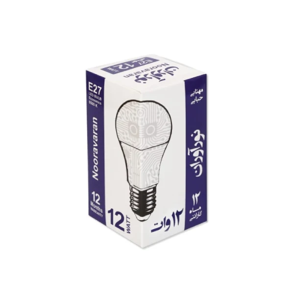 لامپ LED نورآوران 12 وات مهتابی